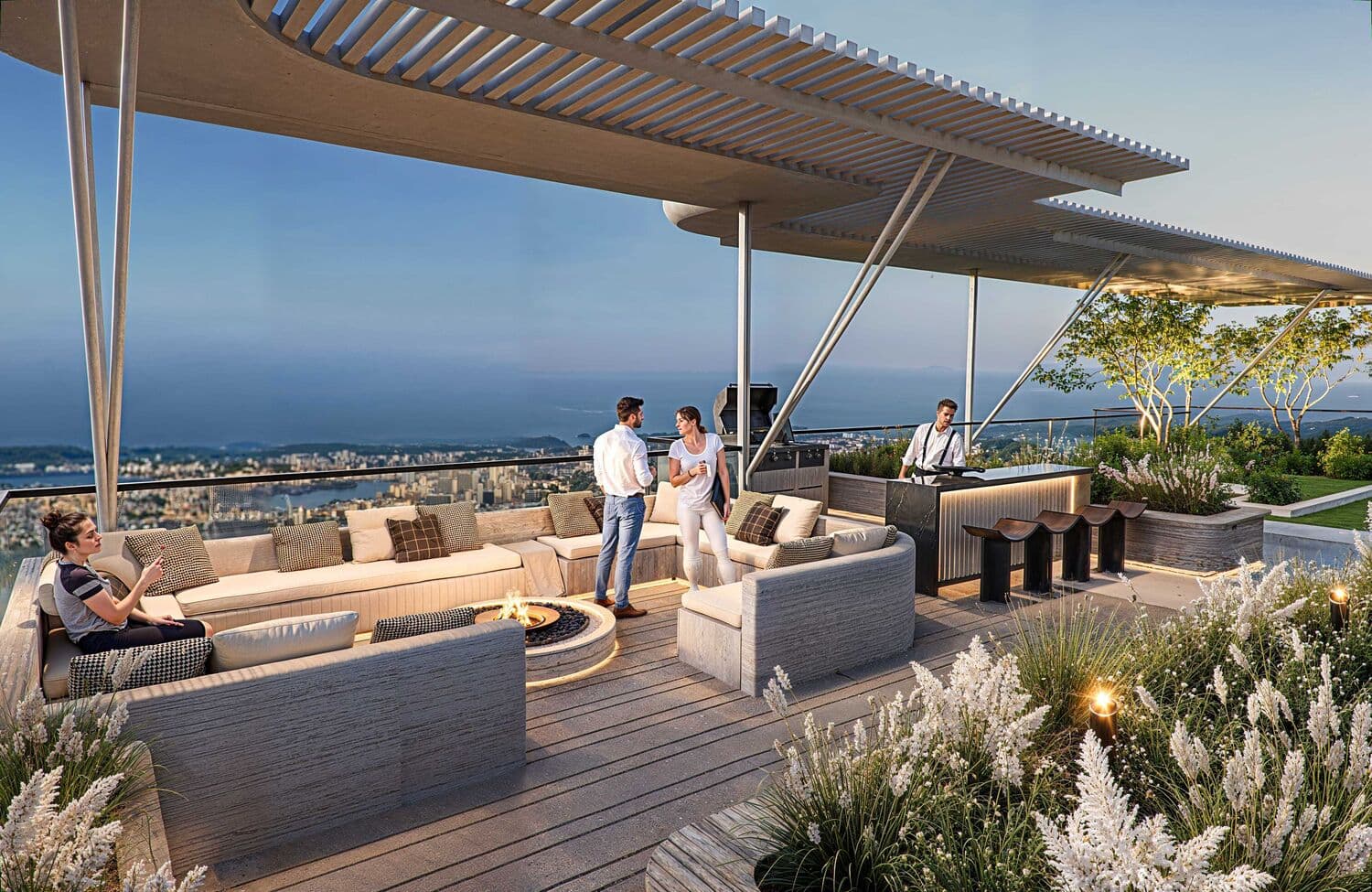 SquareX One amenity Bbq Open Kitchen & Fire Pit - JVC (Jumeirah Village Circle), Dubai - by Tasmeer Indigo Properties