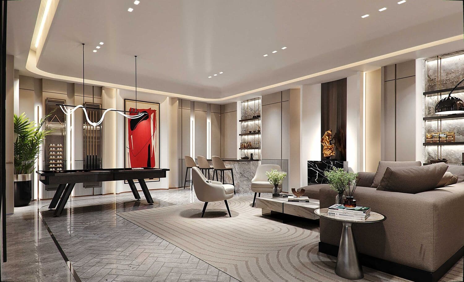 SquareX One amenity Club House - JVC (Jumeirah Village Circle), Dubai - by Tasmeer Indigo Properties
