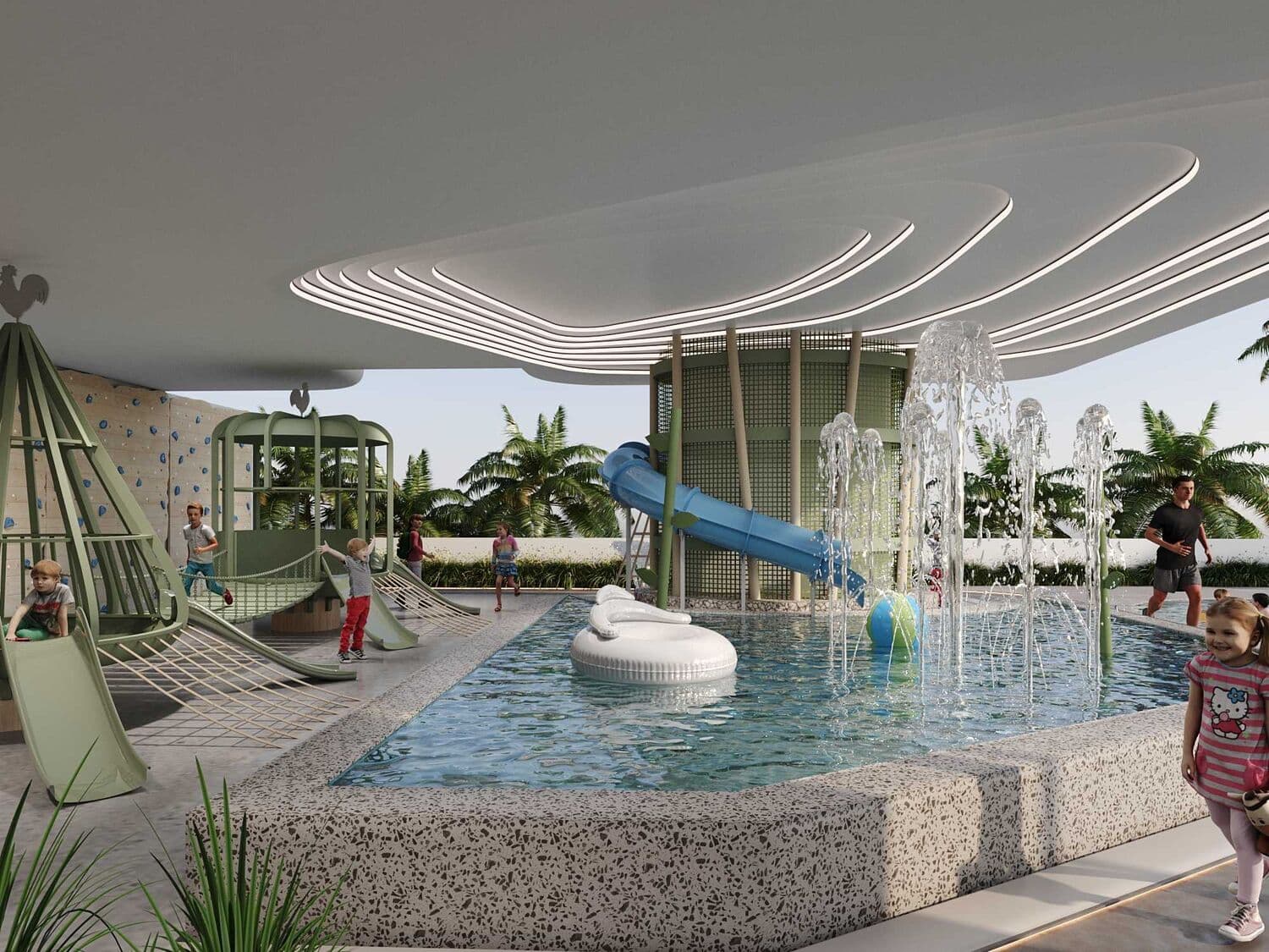 SquareX One amenity Kids Play Area - JVC (Jumeirah Village Circle), Dubai - by Tasmeer Indigo Properties