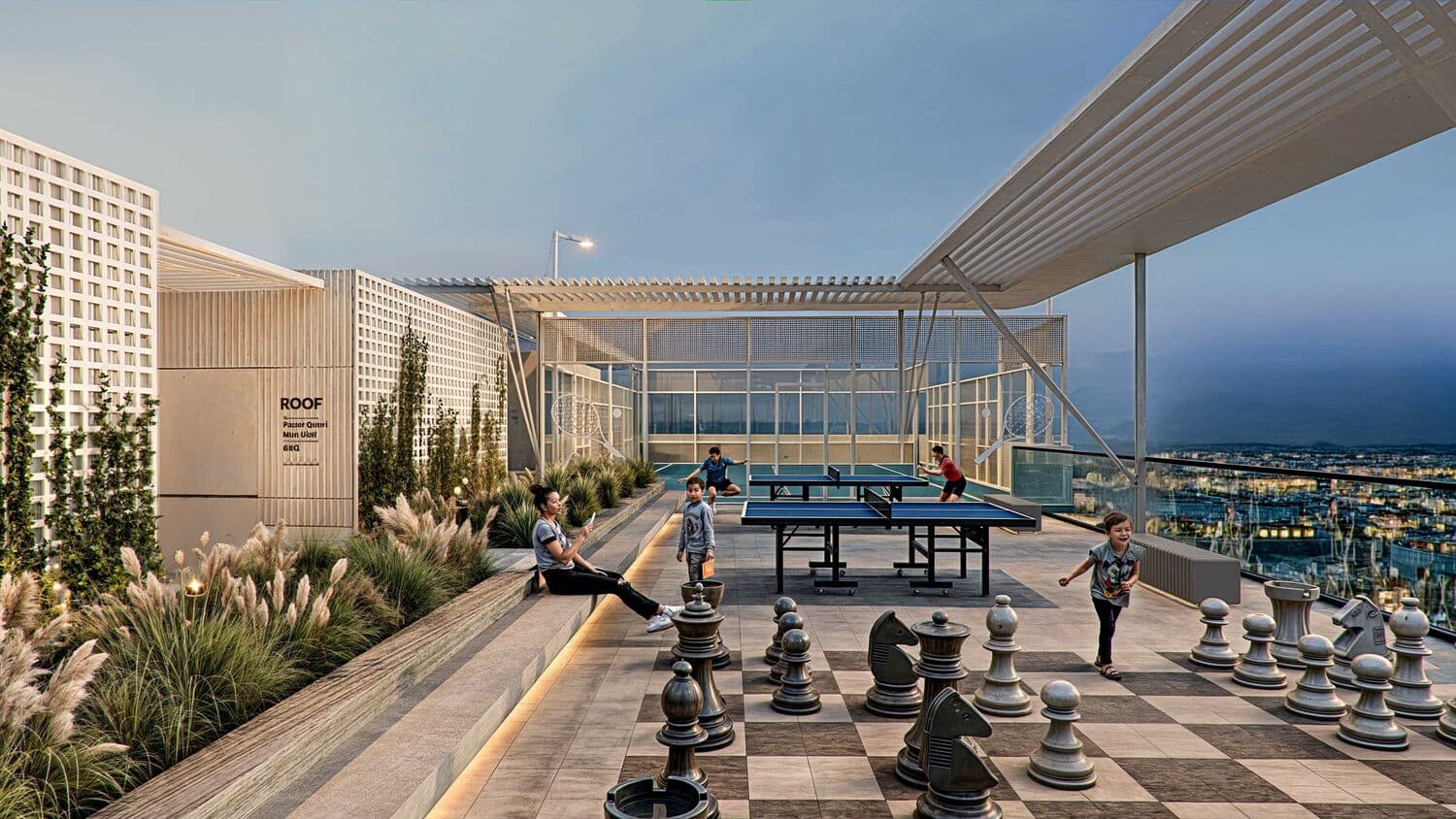 SquareX One amenity Sports Area - JVC (Jumeirah Village Circle), Dubai - by Tasmeer Indigo Properties