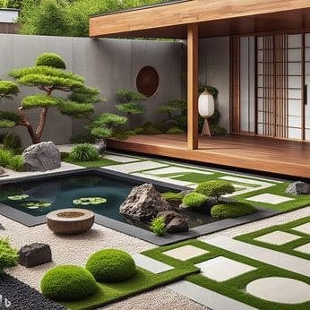 SquareX Residence amenity Zen Garden - JVC (Jumeirah Village Circle), Dubai - by Tasmeer Indigo Properties