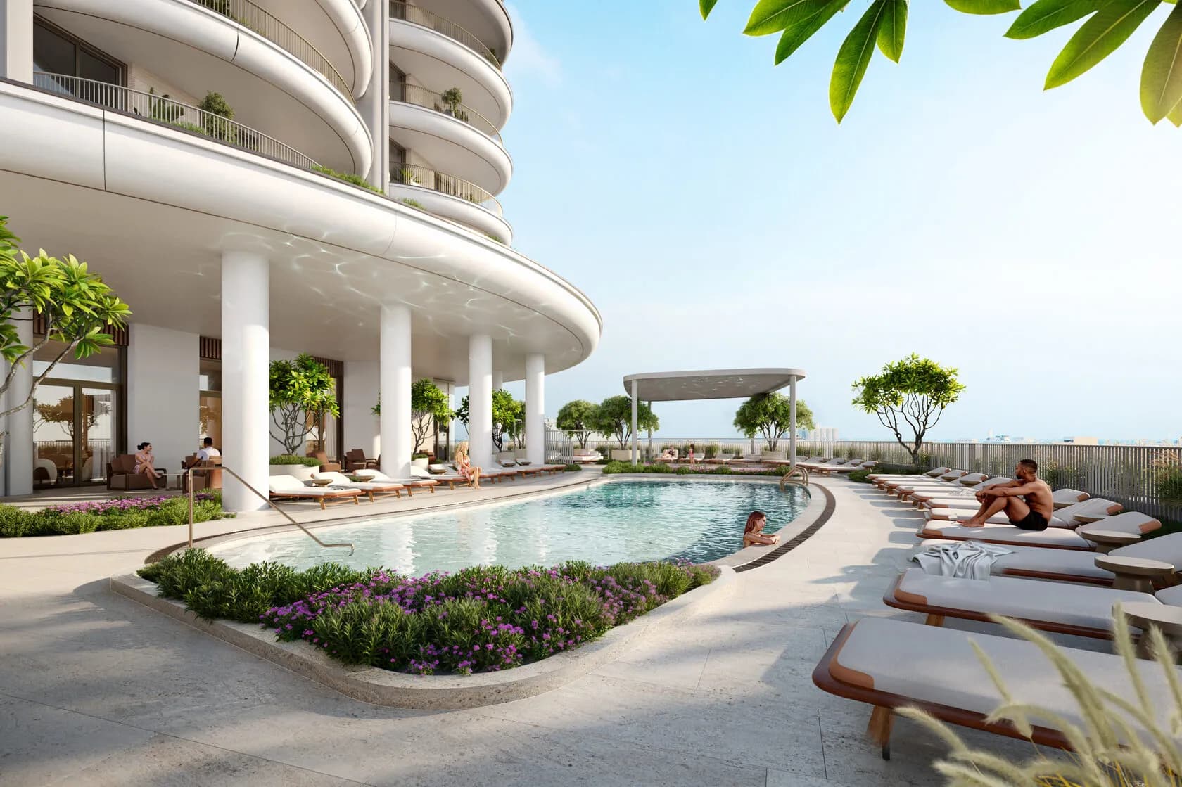 St. Regis The Residences amenity Outdoor Pool - Abu Dhabi, Dubai - by SAAS Properties