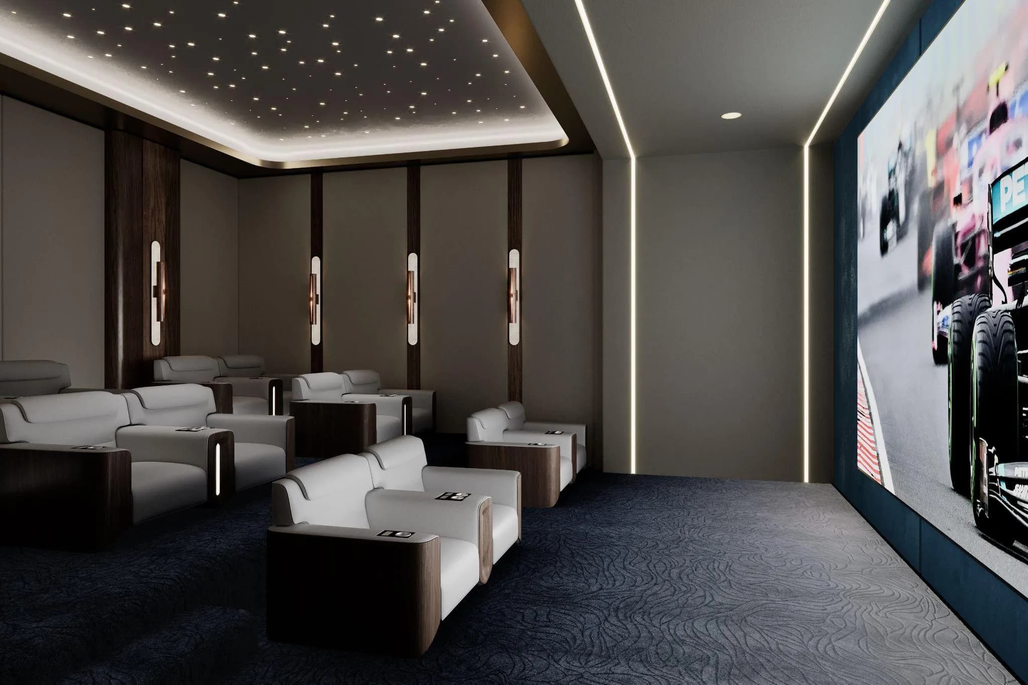 St. Regis The Residences amenity Prestige Cinema & Media Lounge - Abu Dhabi, Dubai - by SAAS Properties