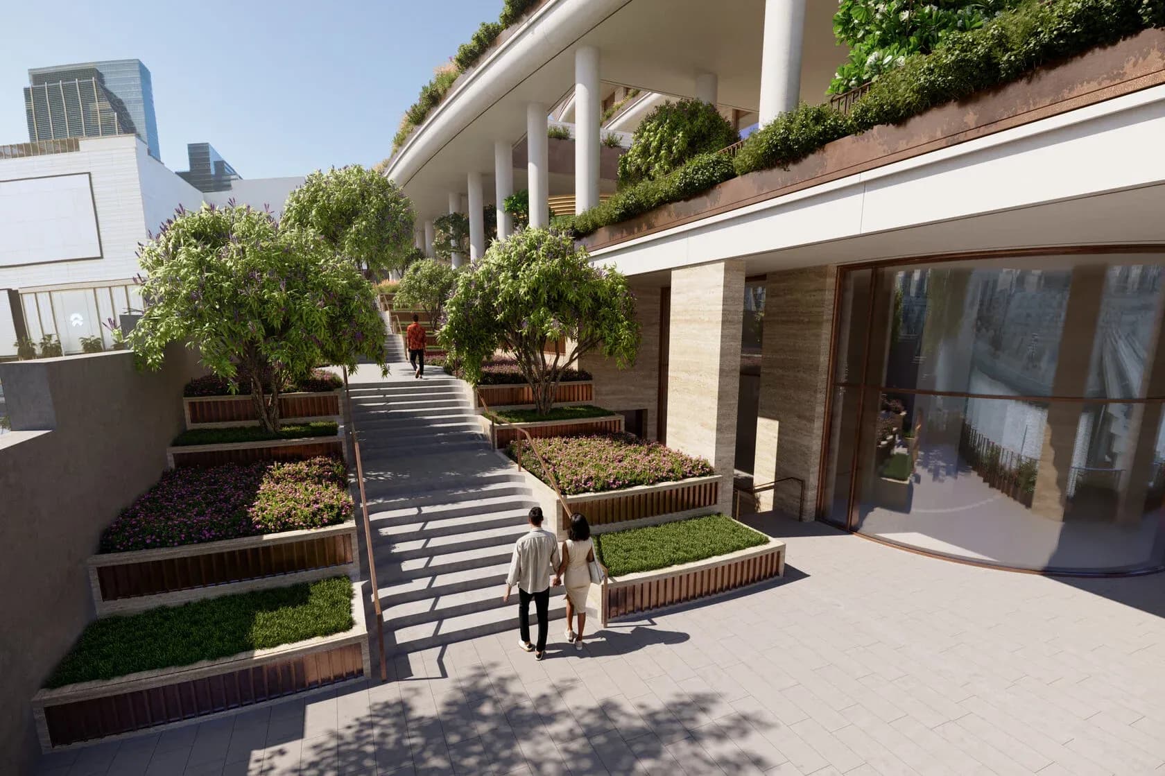 St. Regis The Residences amenity Verdant Staircase Atrium in Abu Dhabi, by SAAS Properties
