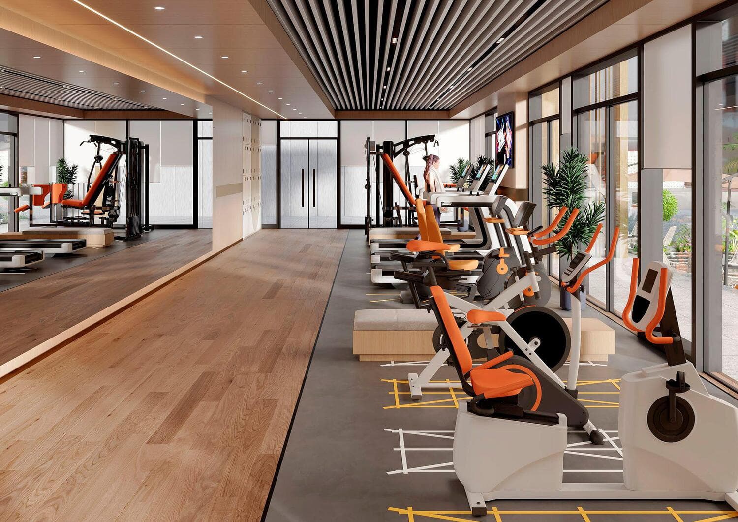Stamn Nautis Residences amenity Gym - Dubai Islands, Dubai - by STAMN Real Estate Development