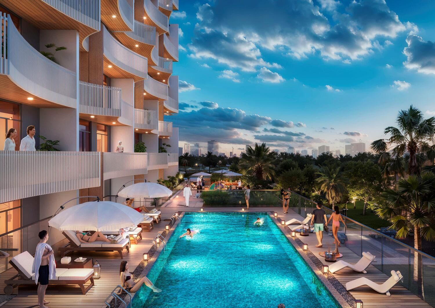 Stamn Nautis Residences amenity Swimming Pool - Dubai Islands, Dubai - by STAMN Real Estate Development