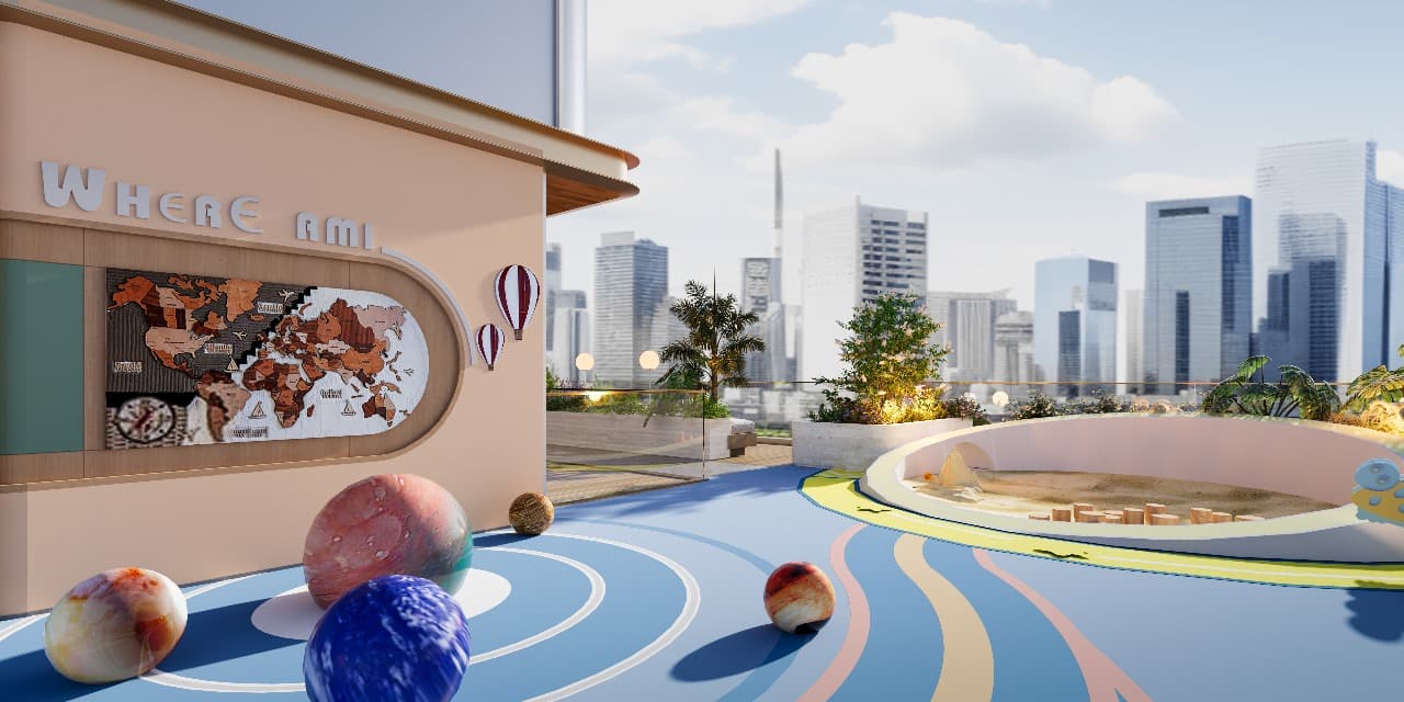Stamn Yuni amenity Kids Play Area - Al Satwa, Dubai - by STAMN Real Estate Development