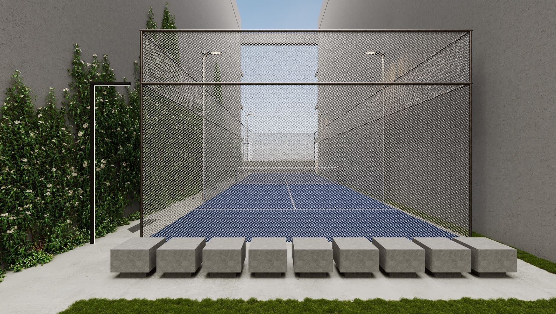 Starlight Park amenity Paddle Tennis Court in MBR District 11 (Meydan South), Dubai, by Amwaj Development