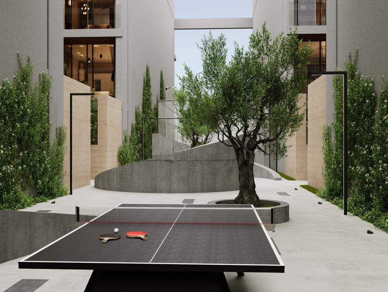 Starlight Park amenity Ping Pong in MBR District 11 (Meydan South), Dubai, by Amwaj Development