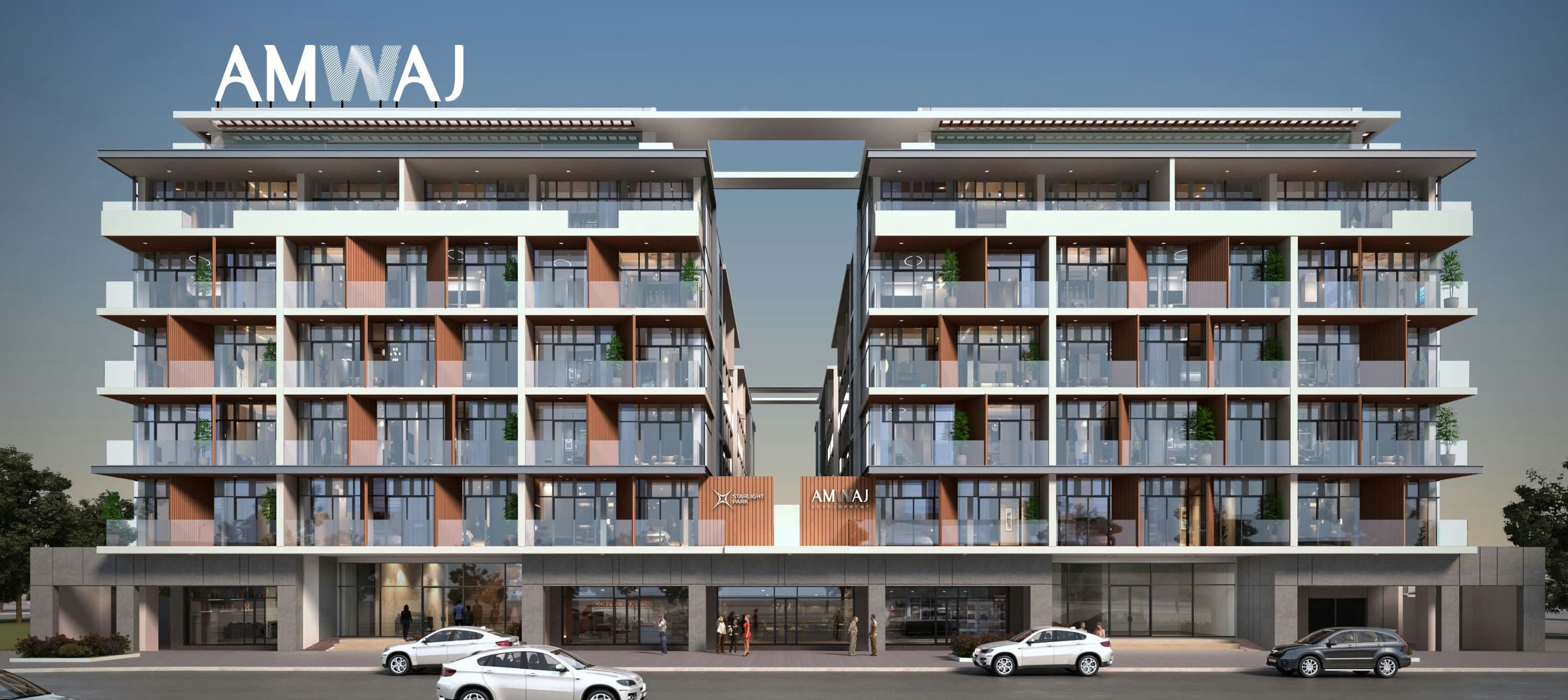 Starlight Park exterior view - MBR District 11 (Meydan South), Dubai - by Amwaj Development