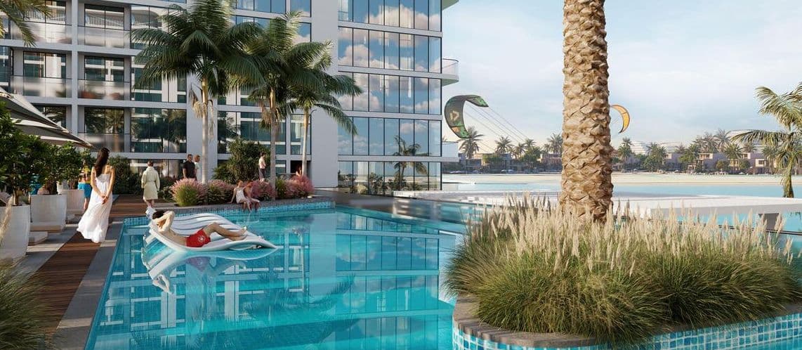 Starline Beach Residences amenity Infinity Swimming Pool - Siniya Island, Dubai - by Sobha