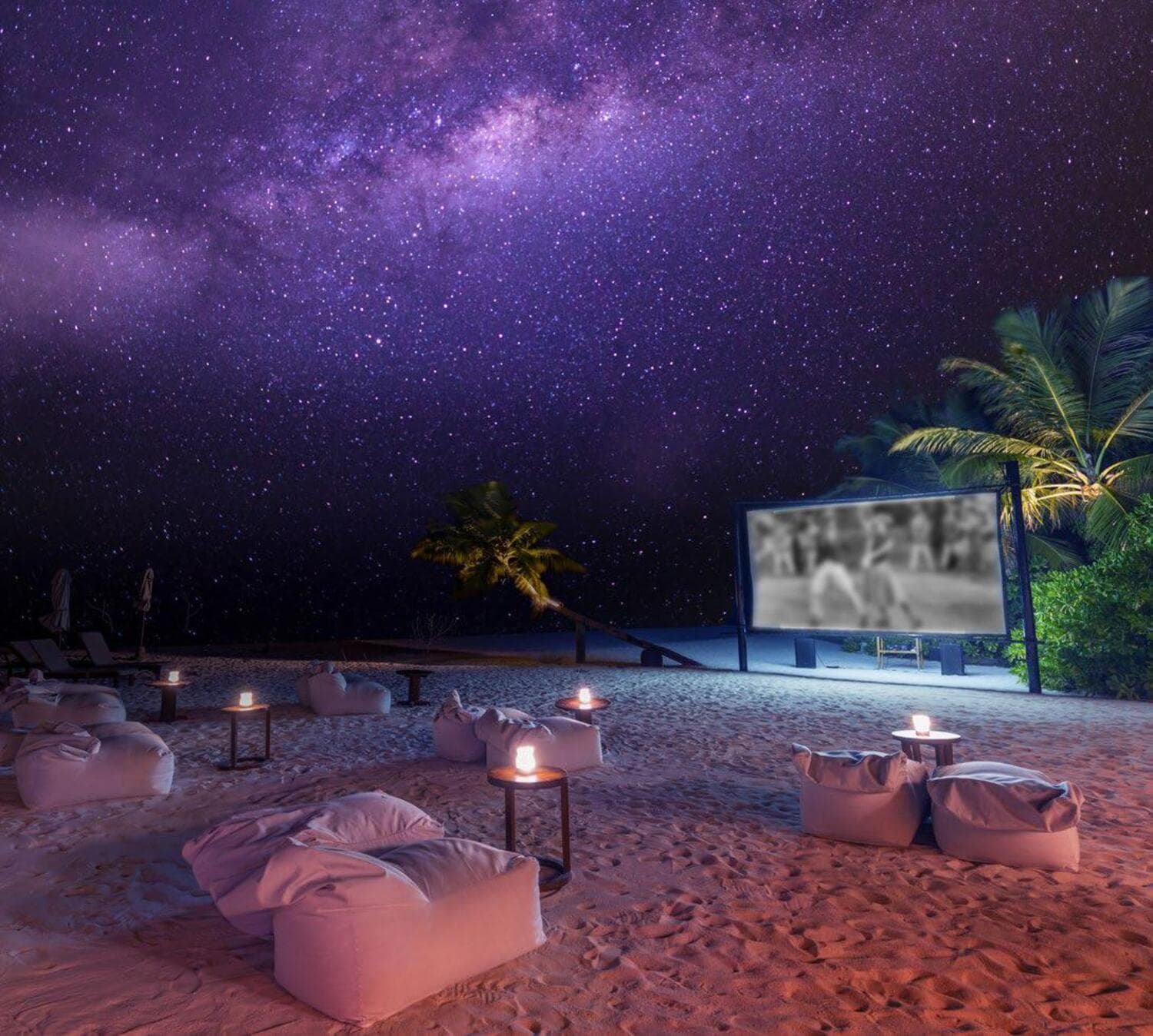 Starline Beach Residences amenity Outdoor Cinema - Siniya Island, Dubai - by Sobha