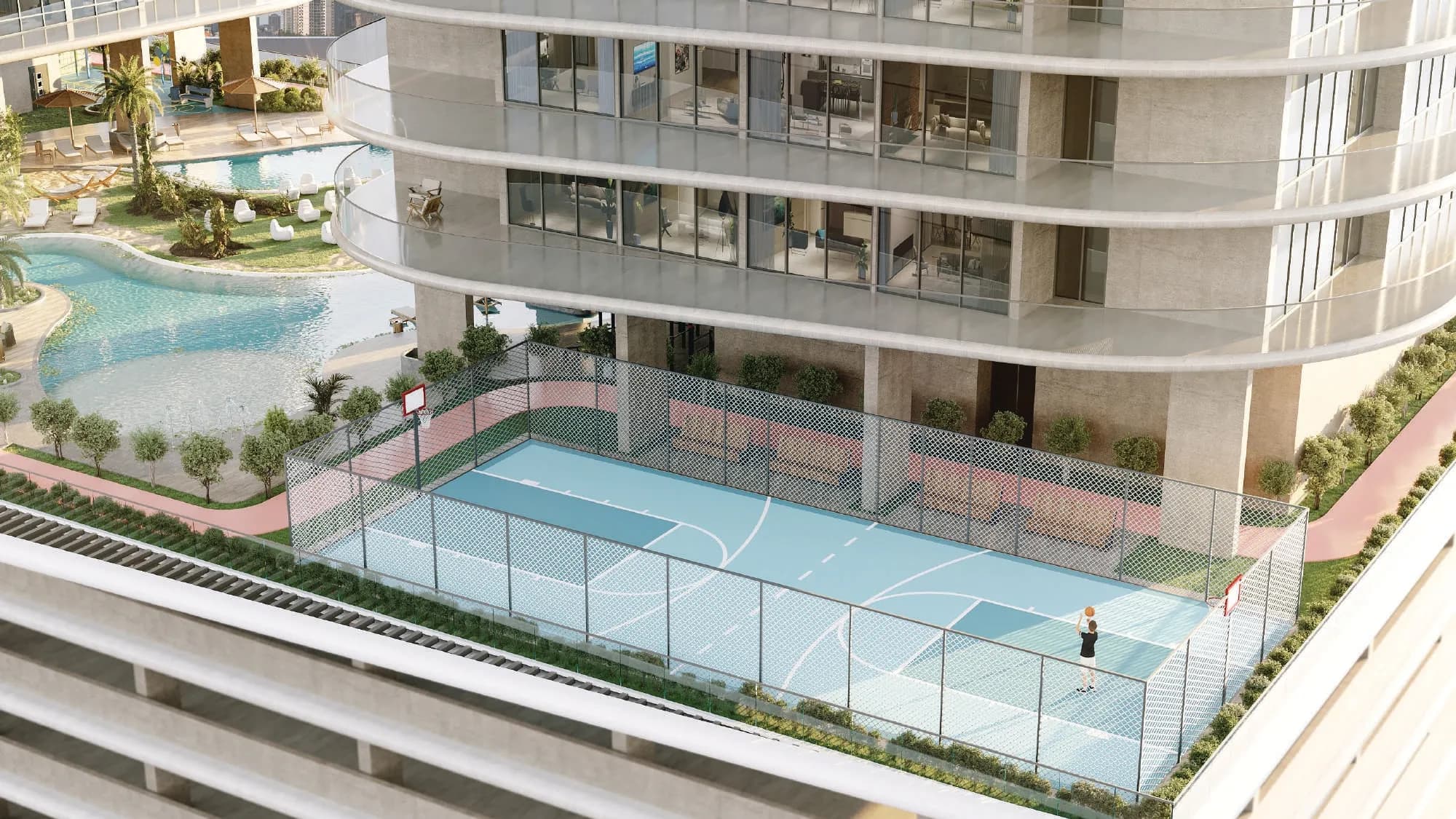 Stax amenity Multipurpose Court - JVC (Jumeirah Village Circle), Dubai - by Pasha1 Developers