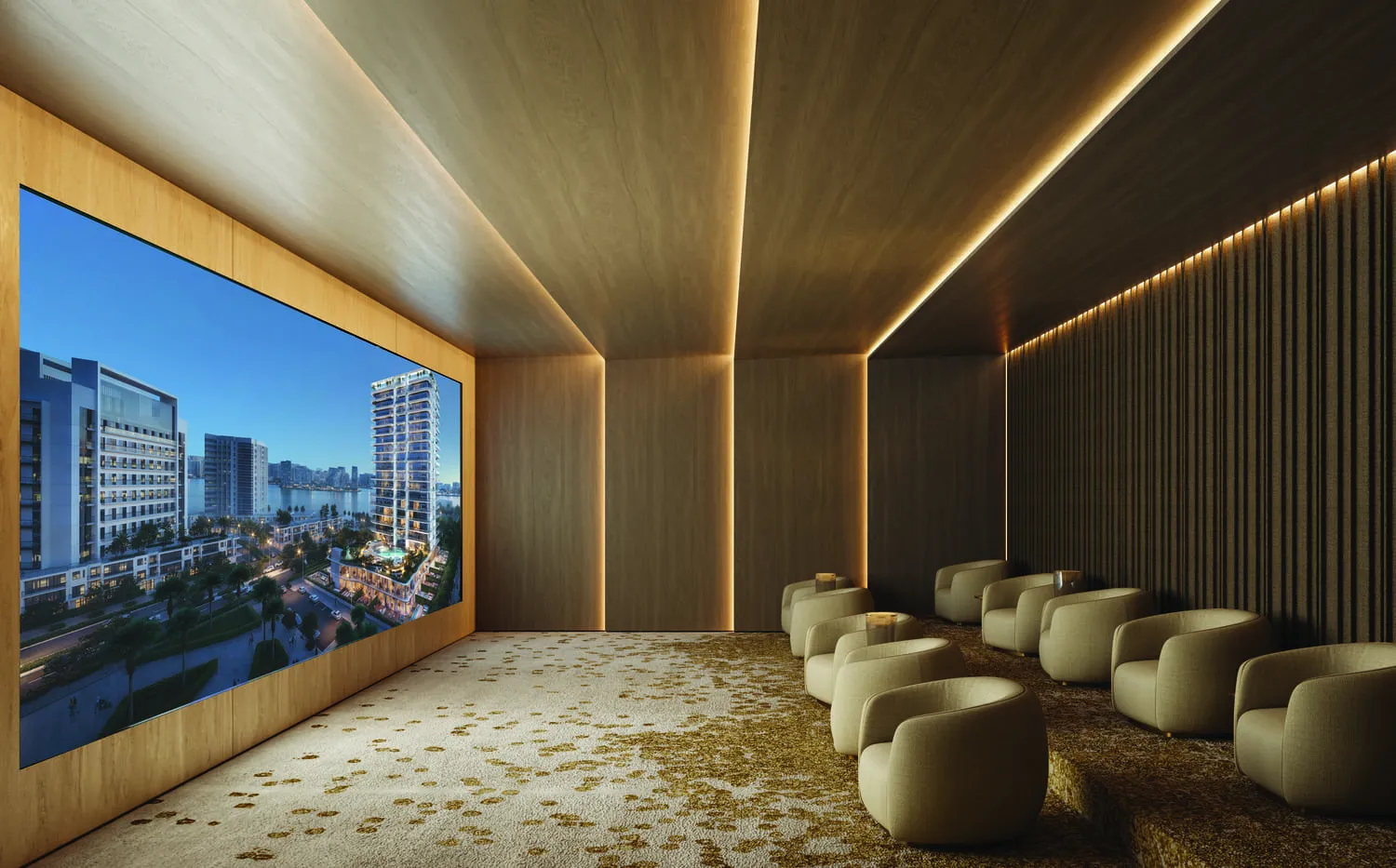 Stellar by Elie Saab amenity Cinema - Abu Dhabi, Dubai - by Emirates Developments