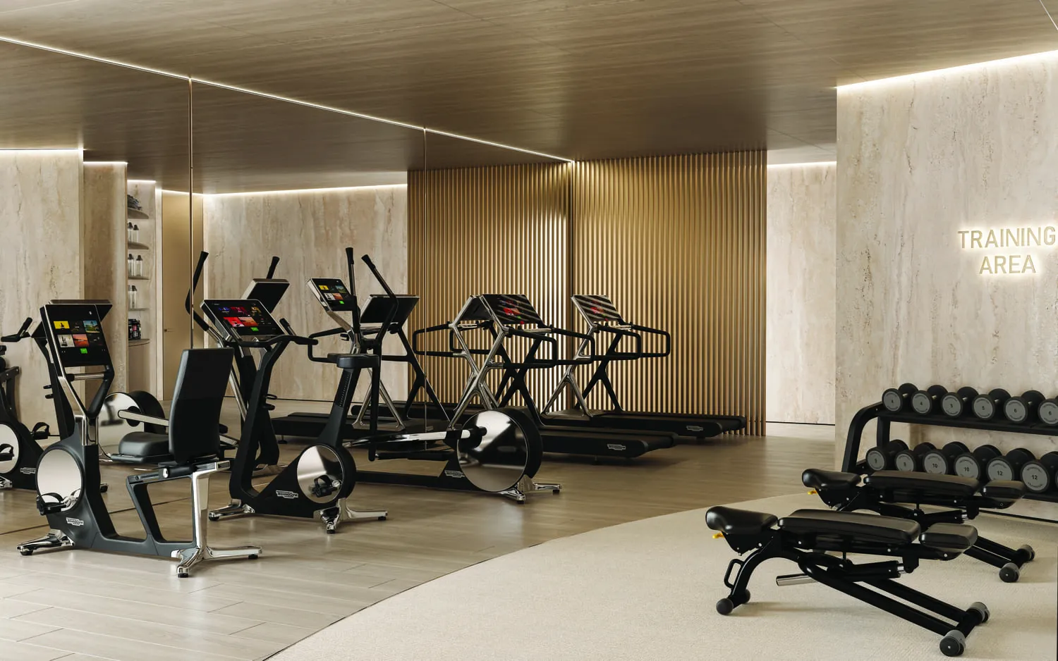 Stellar by Elie Saab amenity Fitness Center - Abu Dhabi, Dubai - by Emirates Developments