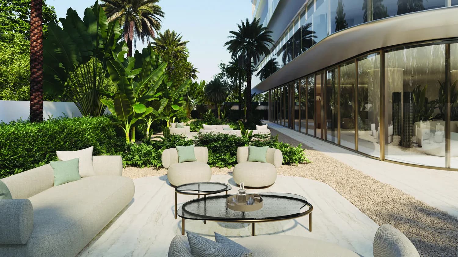 Stellar by Elie Saab amenity Outdoor Lounge - Abu Dhabi, Dubai - by Emirates Developments