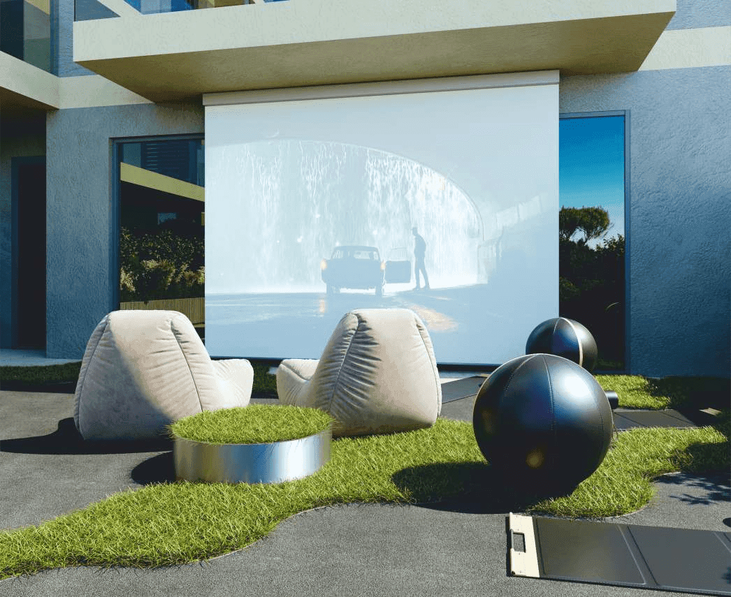 Stonehenge II amenity Cinema - JVC (Jumeirah Village Circle), Dubai - by Segrex Development