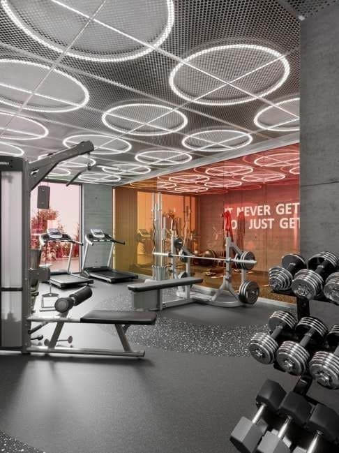 Stonehenge II amenity Fitness Room - JVC (Jumeirah Village Circle), Dubai - by Segrex Development