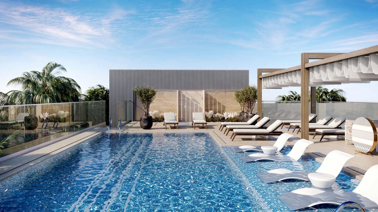 Stonehenge II amenity Rooftop Swimming Pool - JVC (Jumeirah Village Circle), Dubai - by Segrex Development