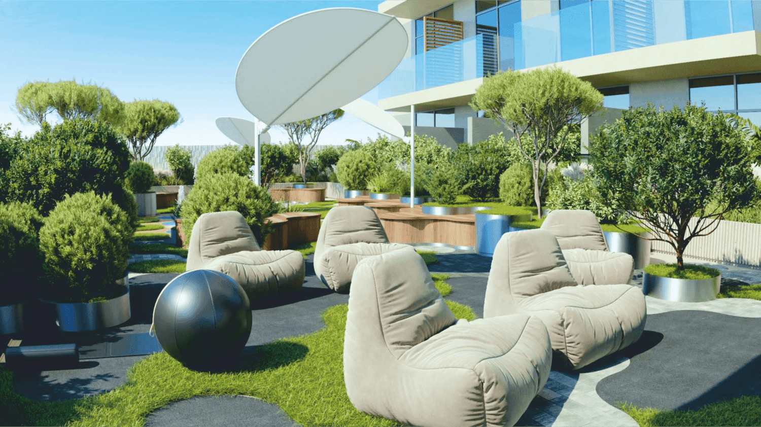 Stonehenge II amenity Sitting Places - JVC (Jumeirah Village Circle), Dubai - by Segrex Development
