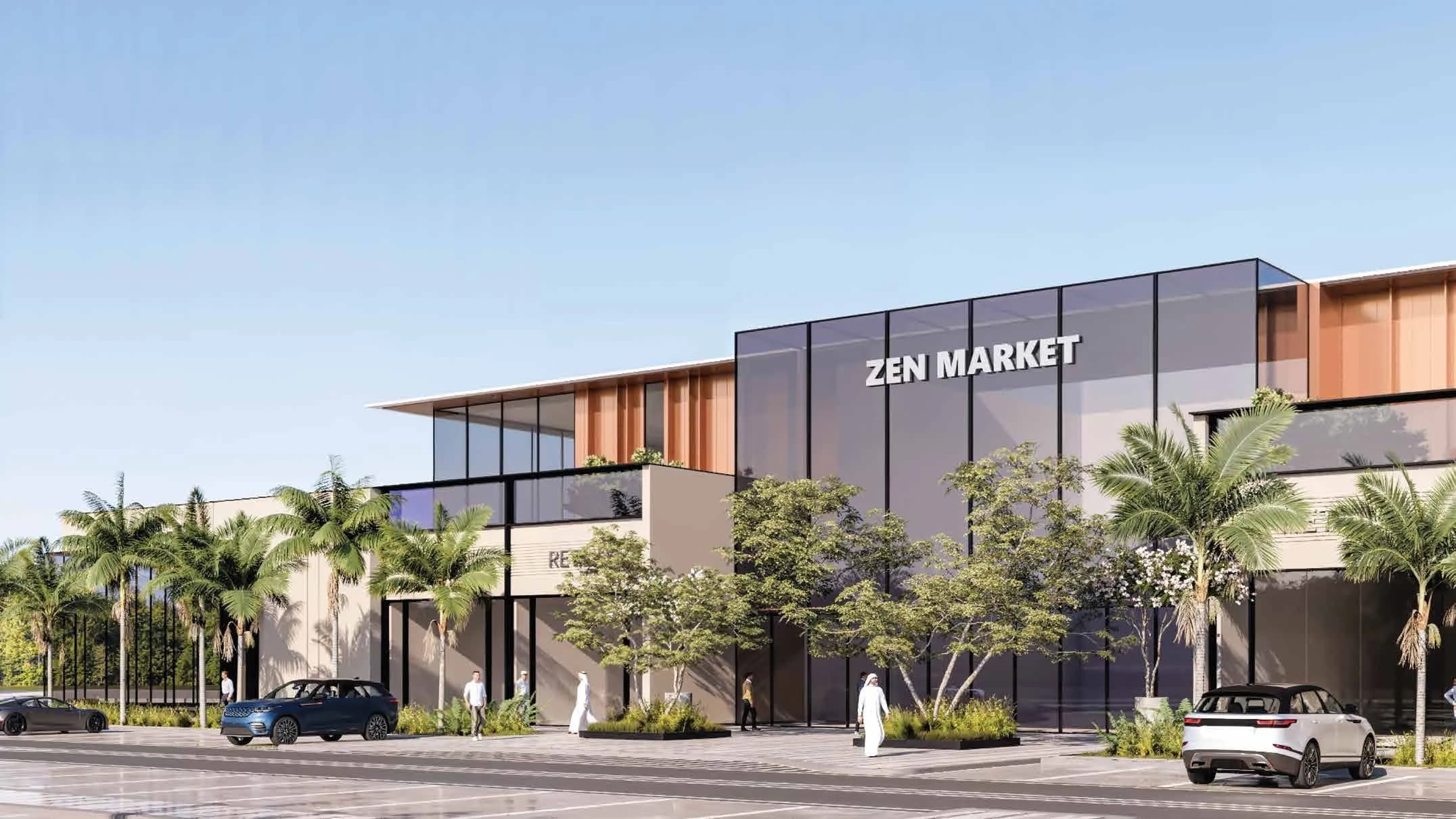 Sukoon by Sanzen amenity Shopping Center - Al Aweer, Dubai - by Sanzen Developments