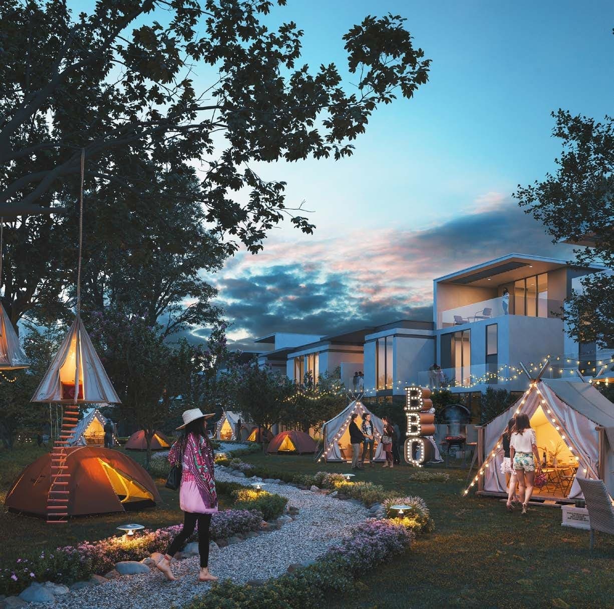 Sun City amenity Camping In The Jungle in Damac Suncity, Dubai, by DAMAC