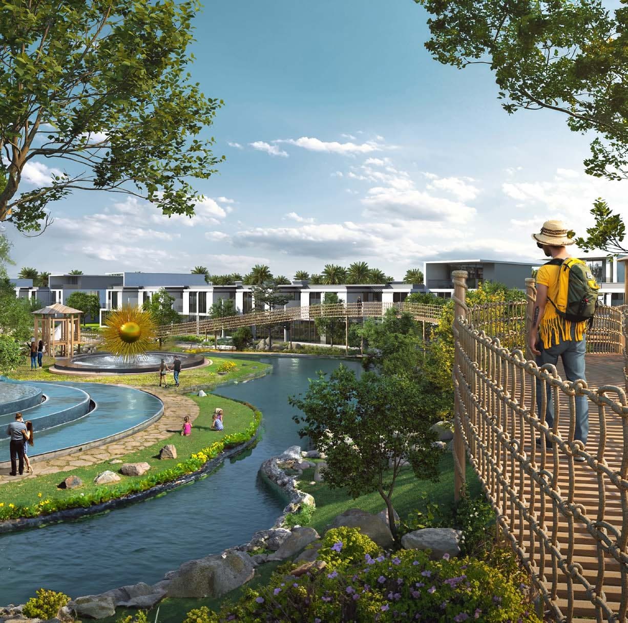 Sun City amenity Forest Hiking Trail - Damac Suncity, Dubai - by DAMAC