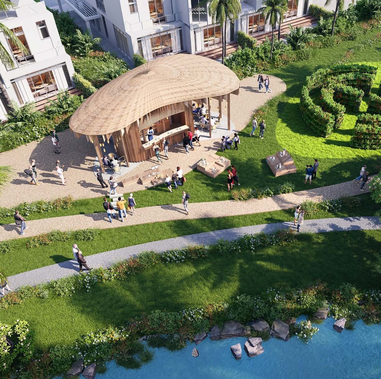 Sun City amenity Organic World in Damac Suncity, Dubai, by DAMAC