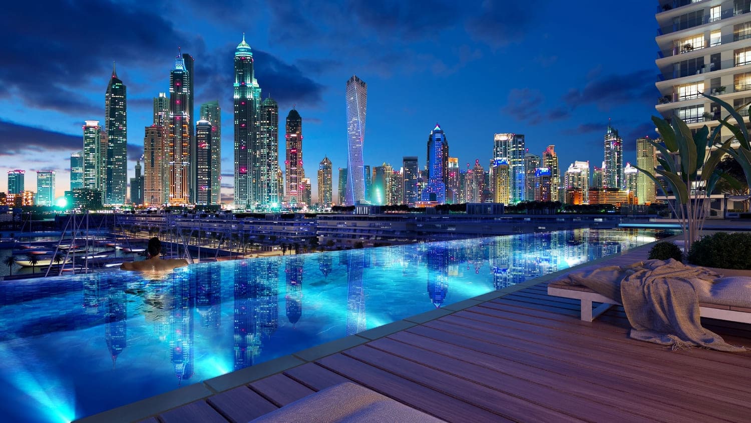 Sunrise Bay amenity Infinity Pool - Beach Front, Dubai - by Emaar