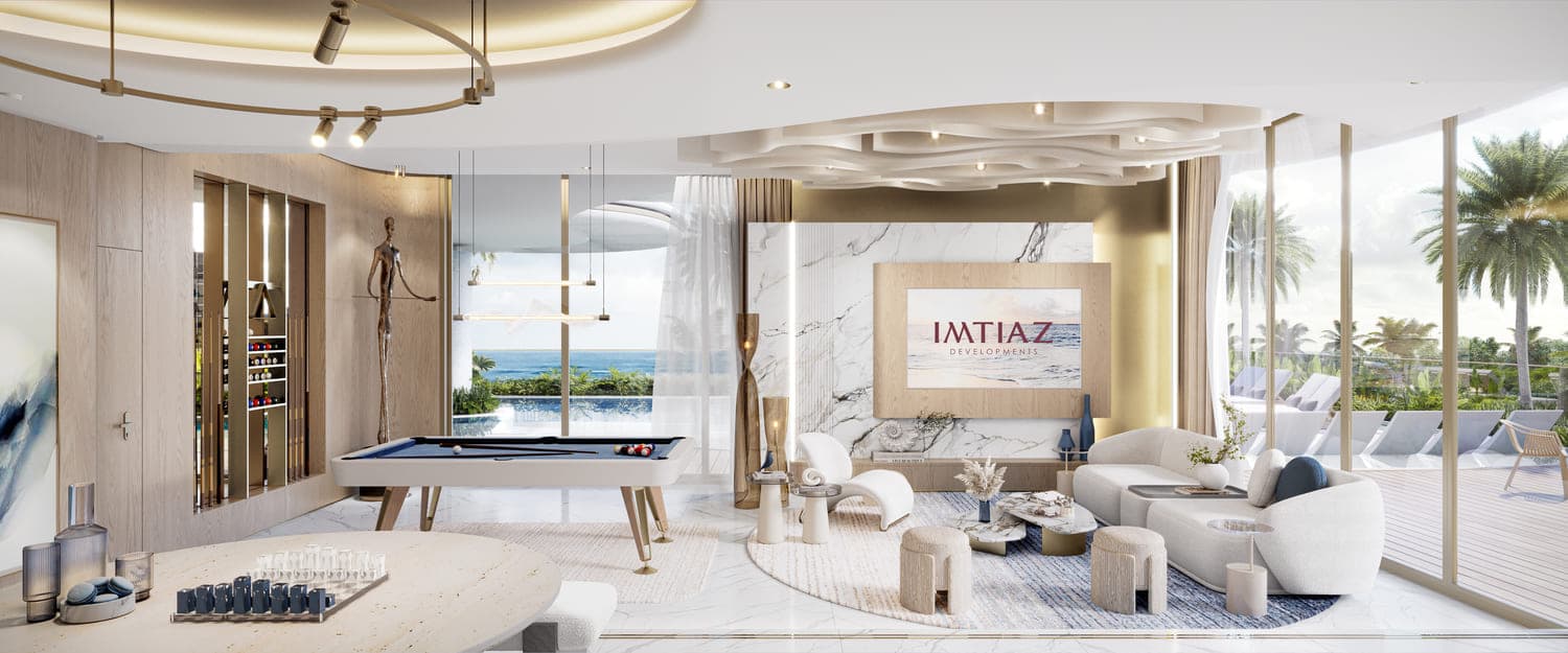 Sunset Bay 2 amenity Clubhouse - Dubai Islands, Dubai - by Imtiaz Development