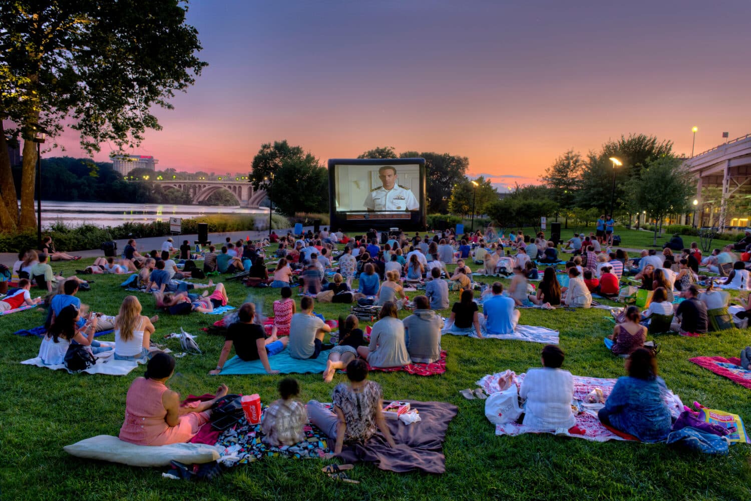 Sunset Bay 2 amenity Outdoor Cinema - Dubai Islands, Dubai - by Imtiaz Development
