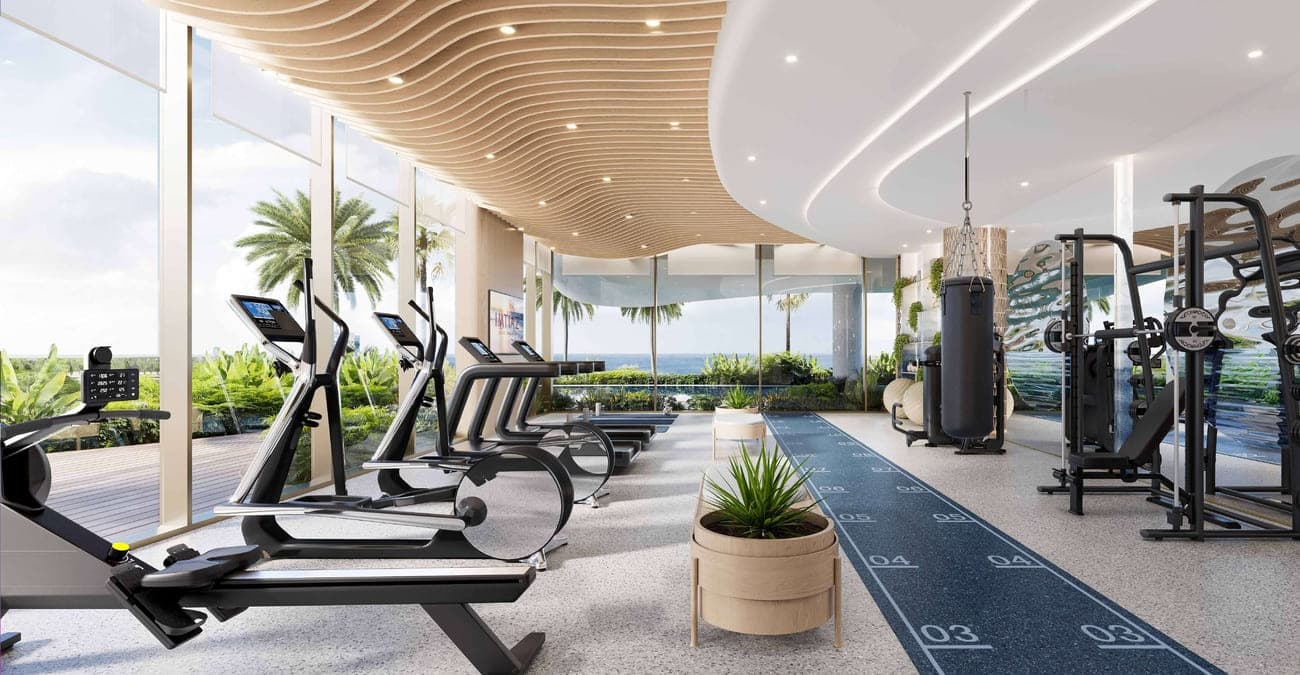 Sunset Bay 4 amenity Gymnasium - Dubai Islands, Dubai - by Imtiaz Development