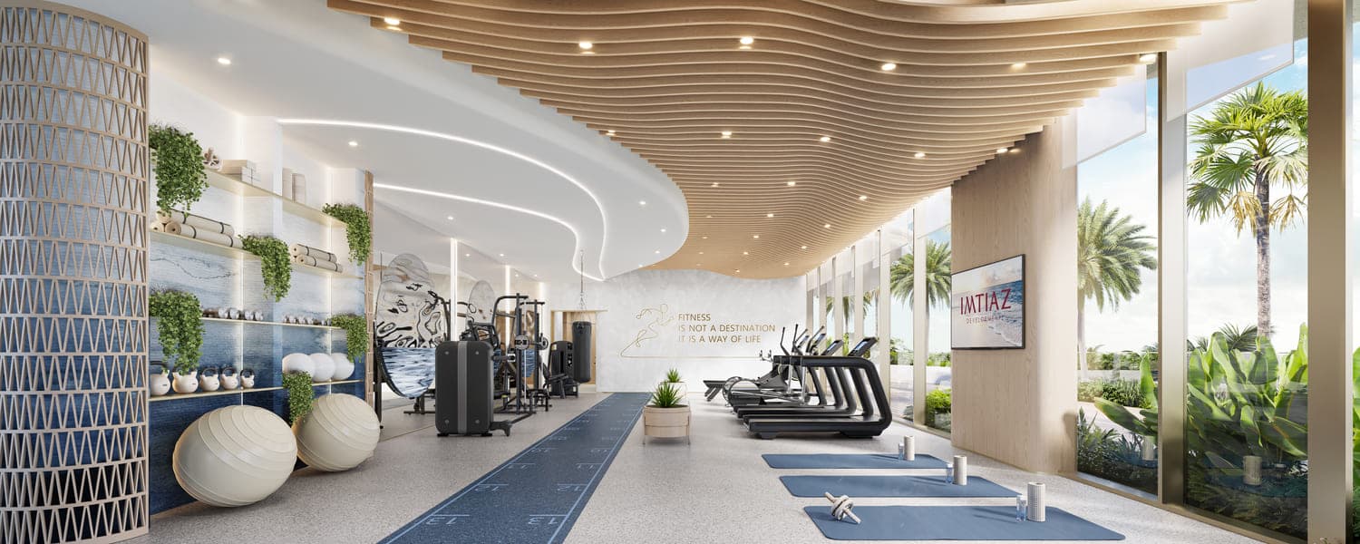 Sunset Bay 5 amenity Fully Equipped Gym - Dubai Islands, Dubai - by Imtiaz Development