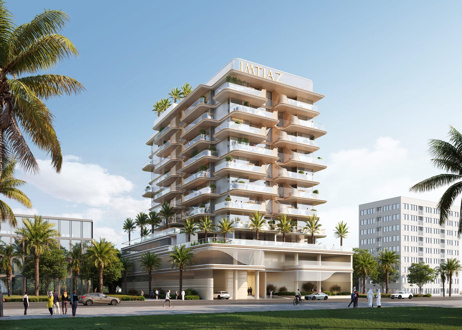 Sunset Bay 5 exterior view - Dubai Islands, Dubai - by Imtiaz Development