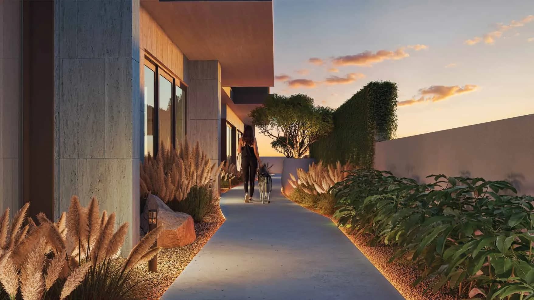 Sunvale amenity Pet-Friendly Walking Track - Jabal Ali, Dubai - by PRYSM Development