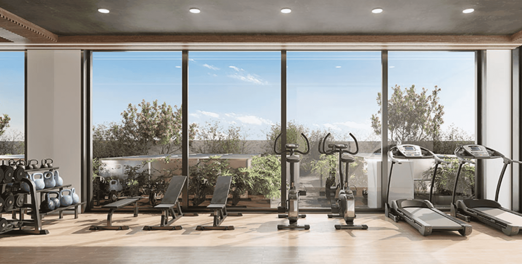 Supreme Residence amenity Gym - Arjan, Dubai - by Uniestate Properties
