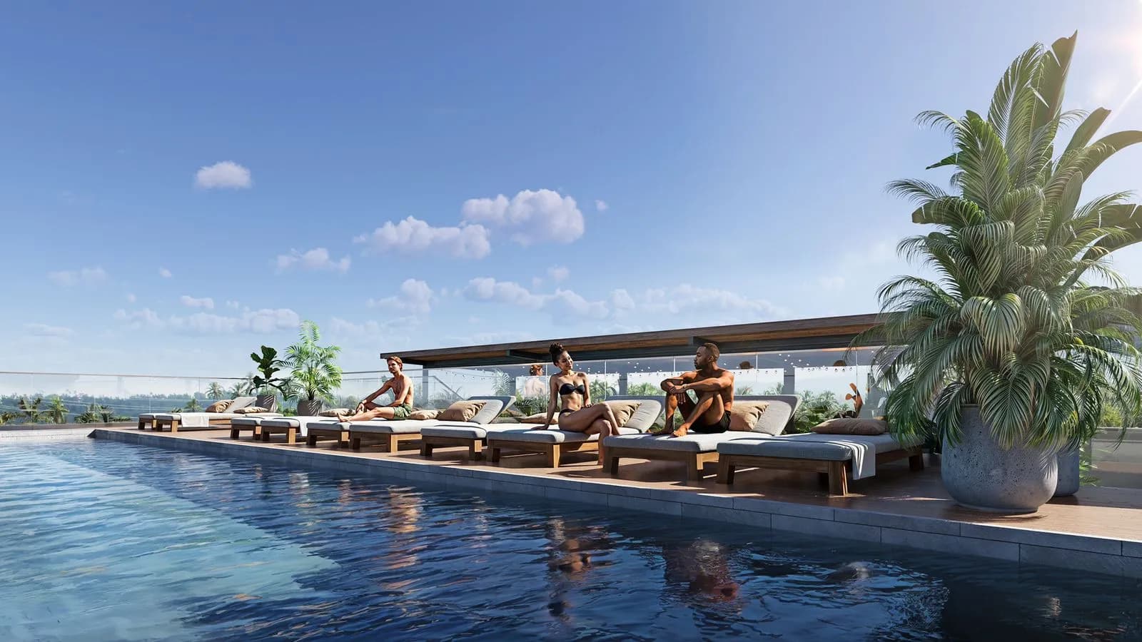 Swoi Berawa Apartments amenity Infinity Pool - Badung, Dubai - by SWOI Development Group