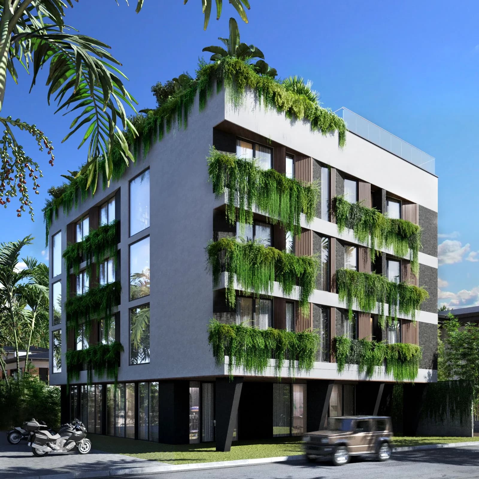 Swoi Berawa Apartments exterior view - Badung, Dubai - by SWOI Development Group