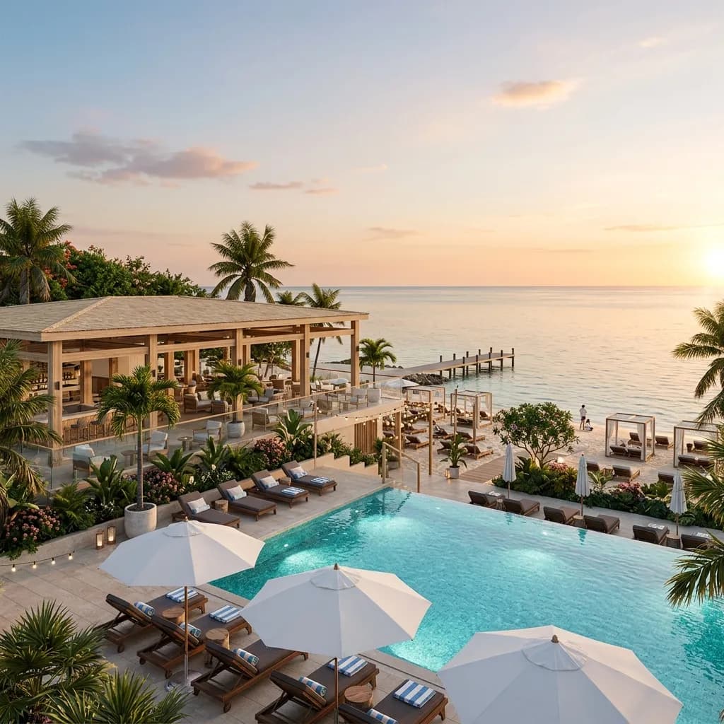 Swoi Berawa Villas amenity Beach Club - Badung, Dubai - by SWOI Development Group