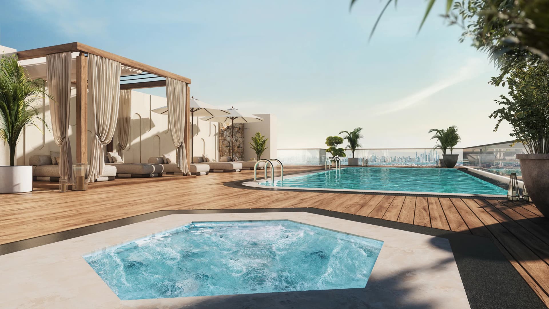 Symbolic Altus amenity Jacuzzi in Wadi Al Safa 2, Dubai, by Symbolic Real Estate Development L.L.C