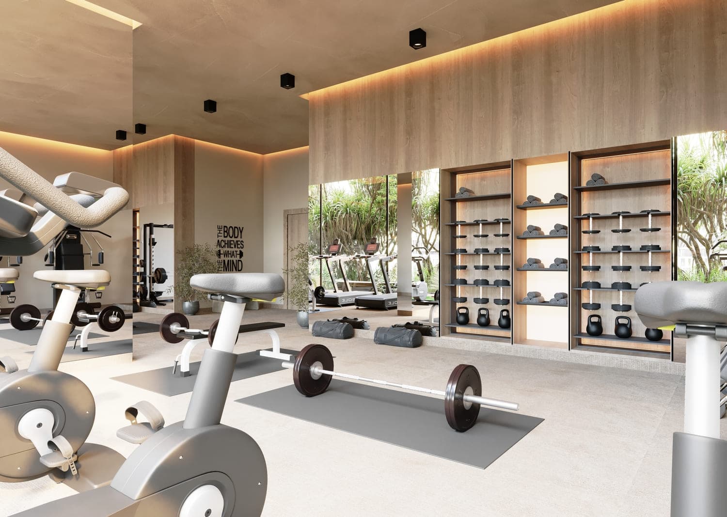 Symbolic Zen Residences amenity Gymnasium - Jebel Ali Village, Dubai - by Symbolic Real Estate Development L.L.C