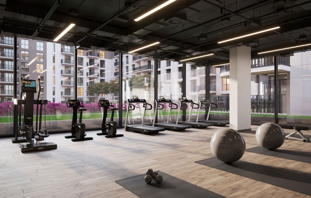 Symphony on the Рark amenity Exclusive Residential Gym - Town Square, Dubai - by Nshama Group