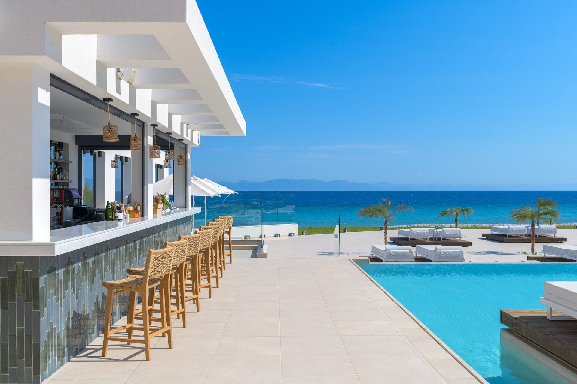 Taj Wellington Mews amenity Poolside Bar & Lounge - Al Marjan Island, Dubai - by BNW Developments