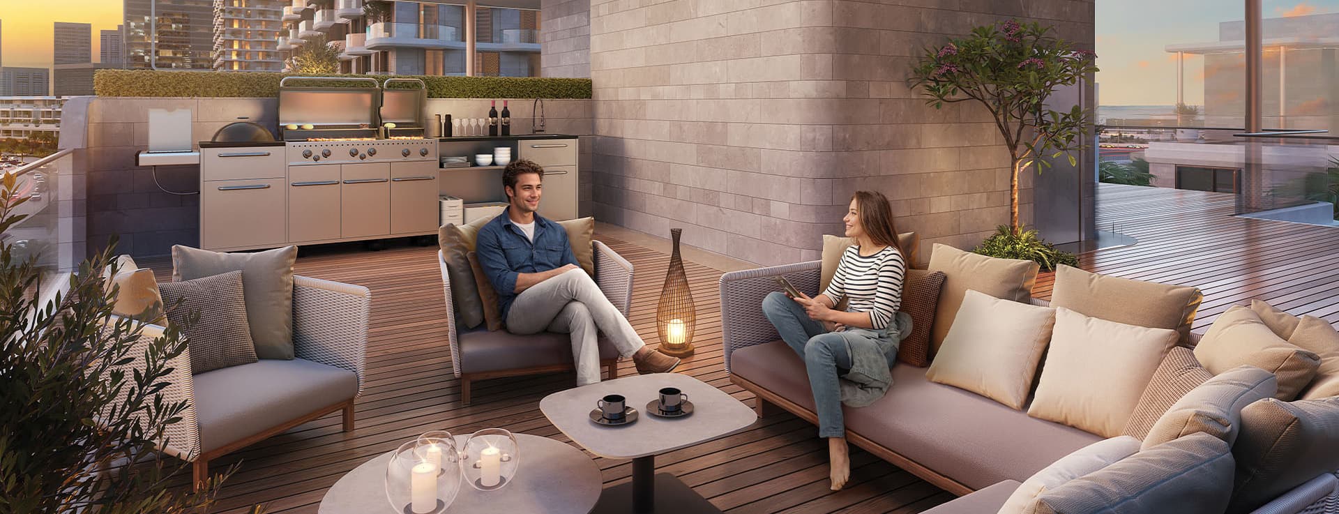 Takaya amenity Bbq Areas - Dubai Motor City, Dubai - by Union Properties