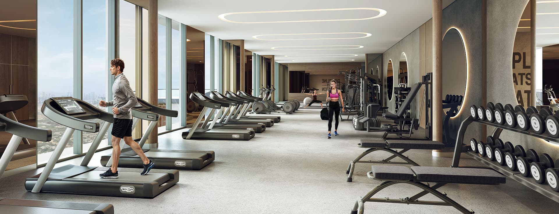 Takaya amenity Gym - Dubai Motor City, Dubai - by Union Properties