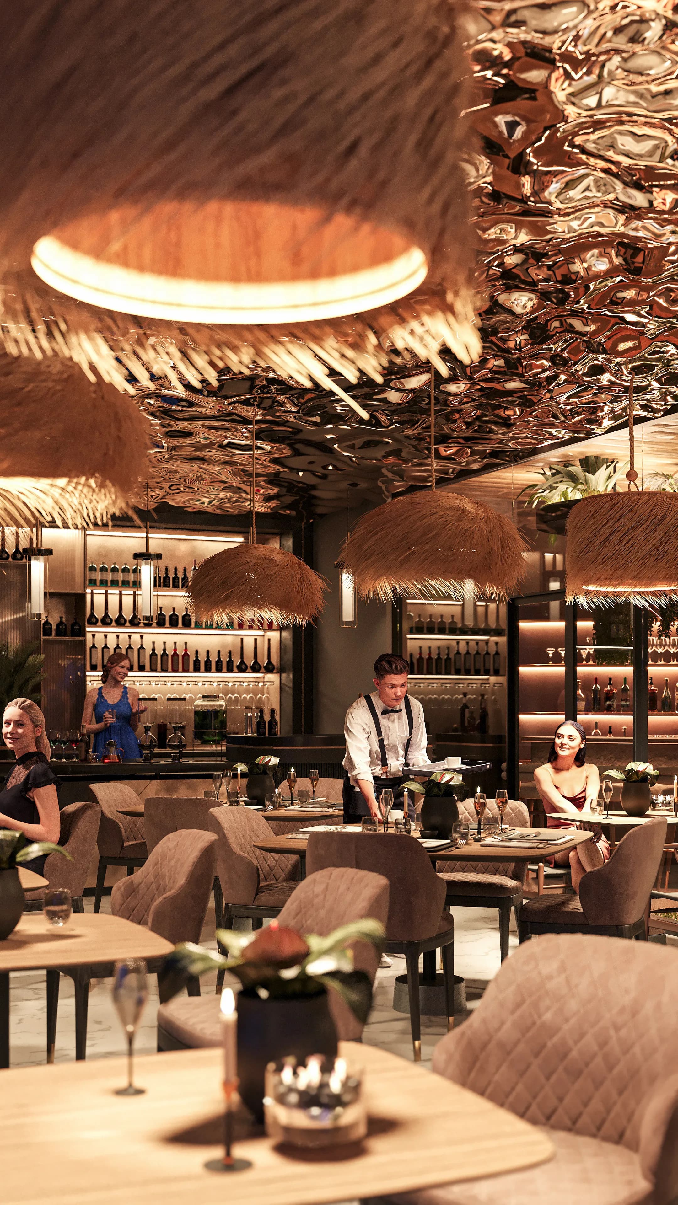 TAO Club House amenity Restaurant - Badung, Dubai - by Avalon x RTF by Usyk