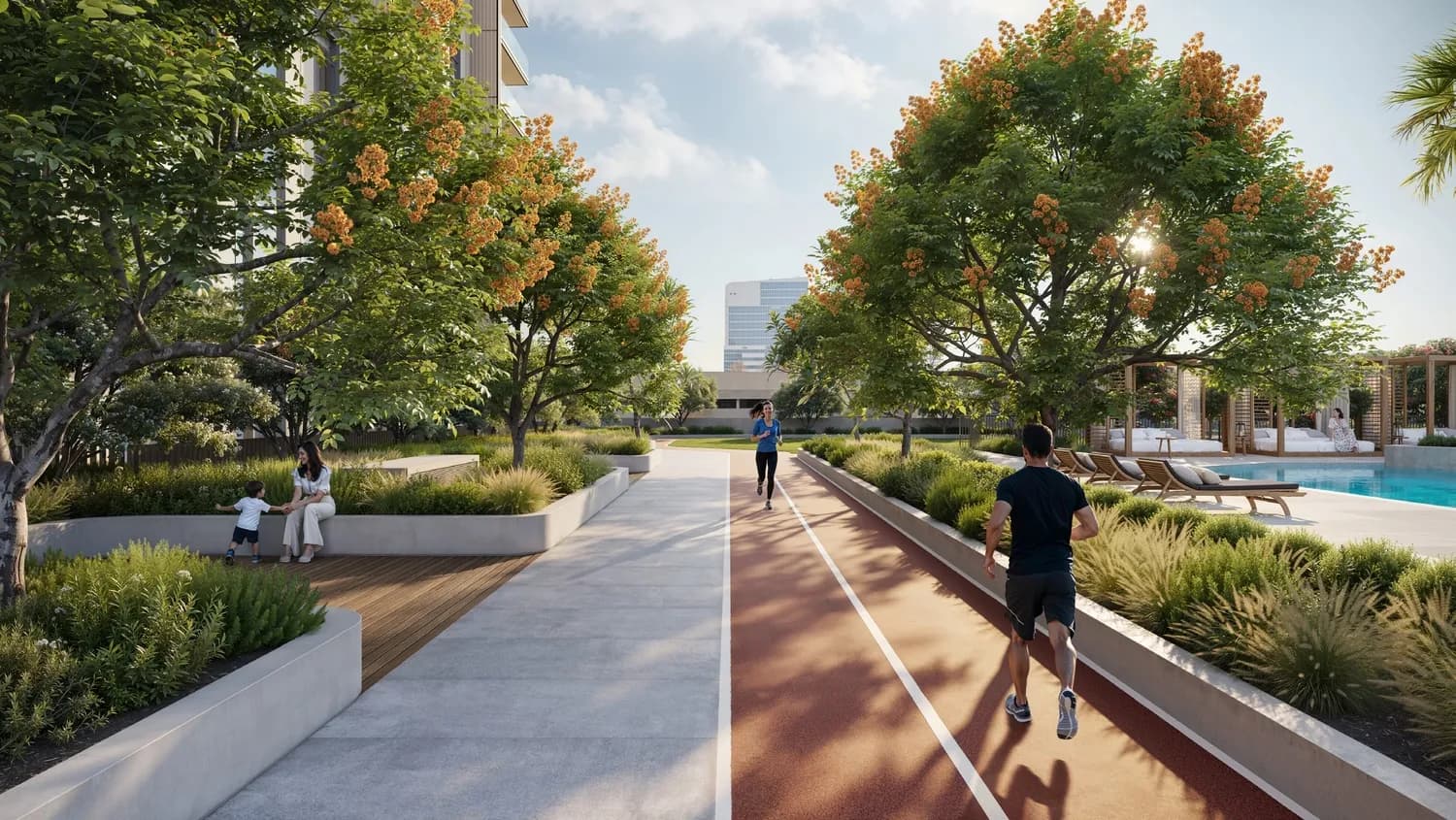 Tara Park amenity Jogging Track - Abu Dhabi, Dubai - by Modon Properties