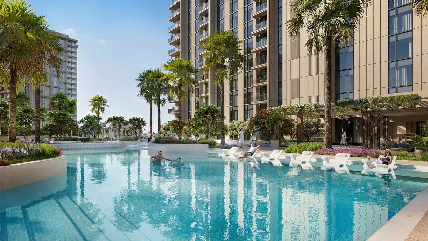 Tara Park amenity Tranquil Swimming Pool - Abu Dhabi, Dubai - by Modon Properties