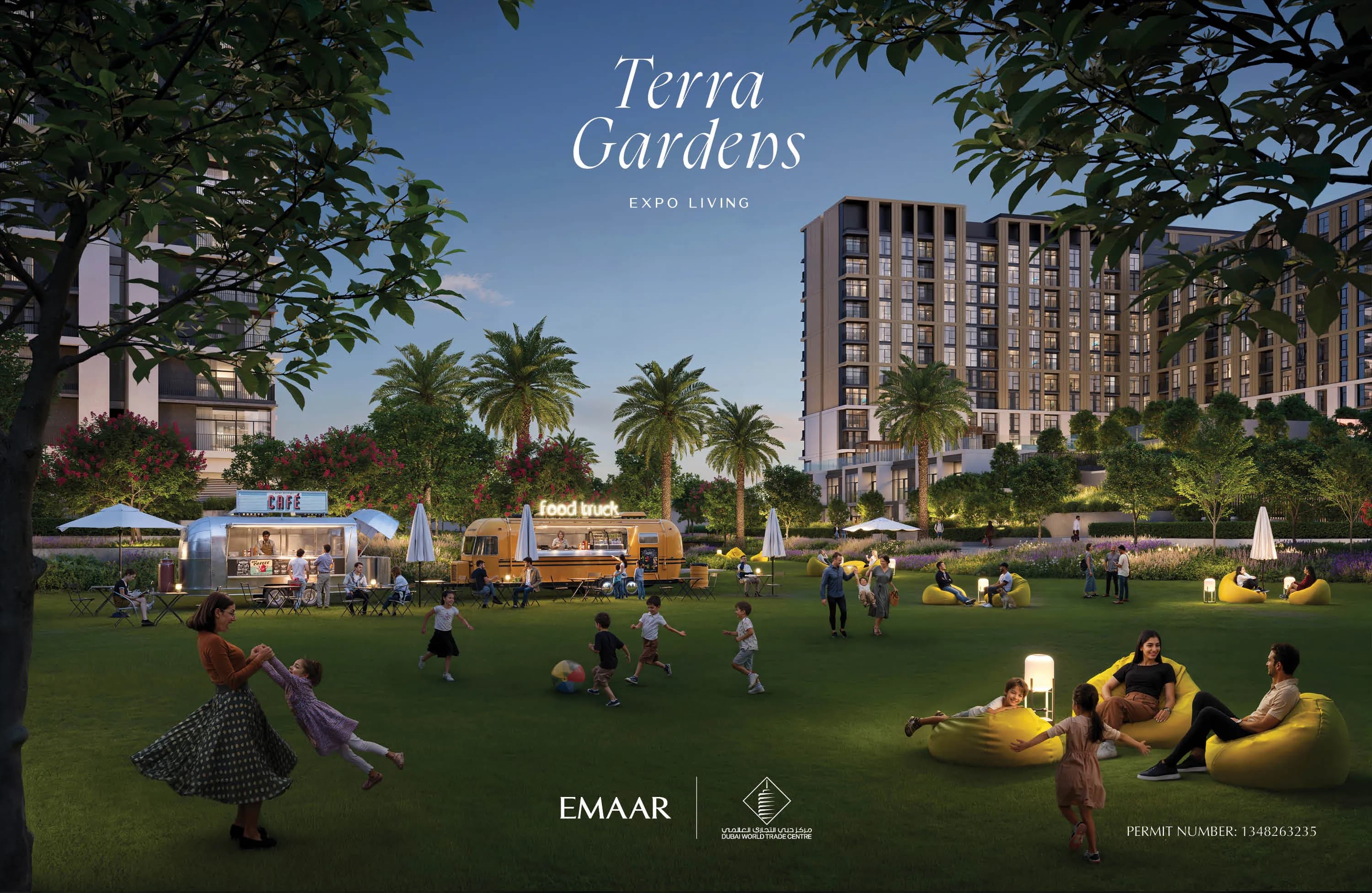 Terra Gardens amenity BBQ Courtyard - Dubai Expo City, Dubai - by Emaar