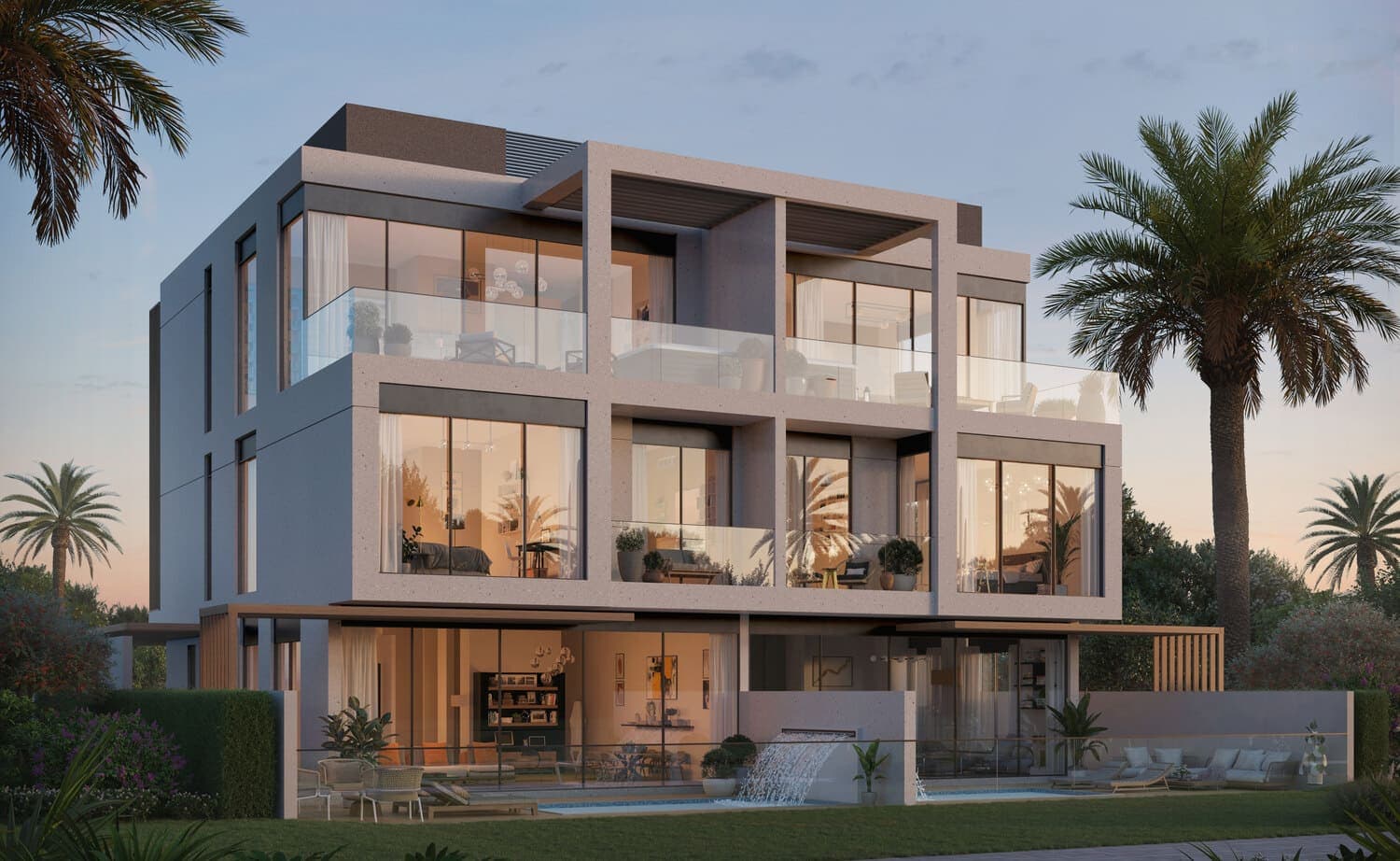 Terra Golf Collection exterior view - Jumeirah Golf Estates, Dubai - by Taraf Holding